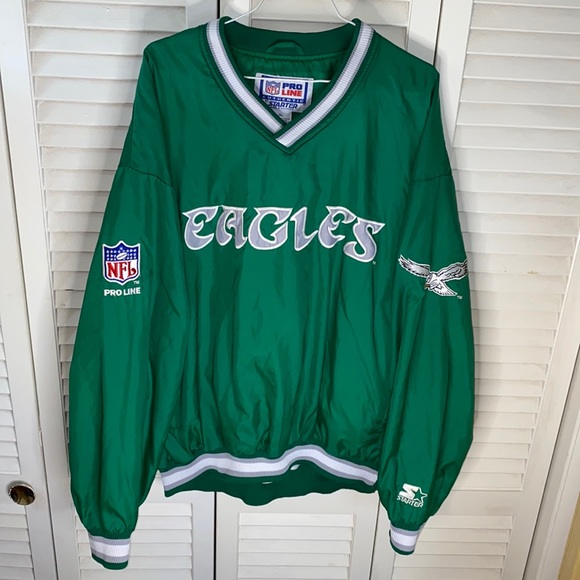STARTER Other - Men’s Throwback Philadelphia 🦅 Eagles Starter Pullover…🏈